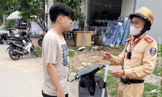 Bắc Giang: Xử lý 385 học sinh vi phạm trật tự an toàn giao thông